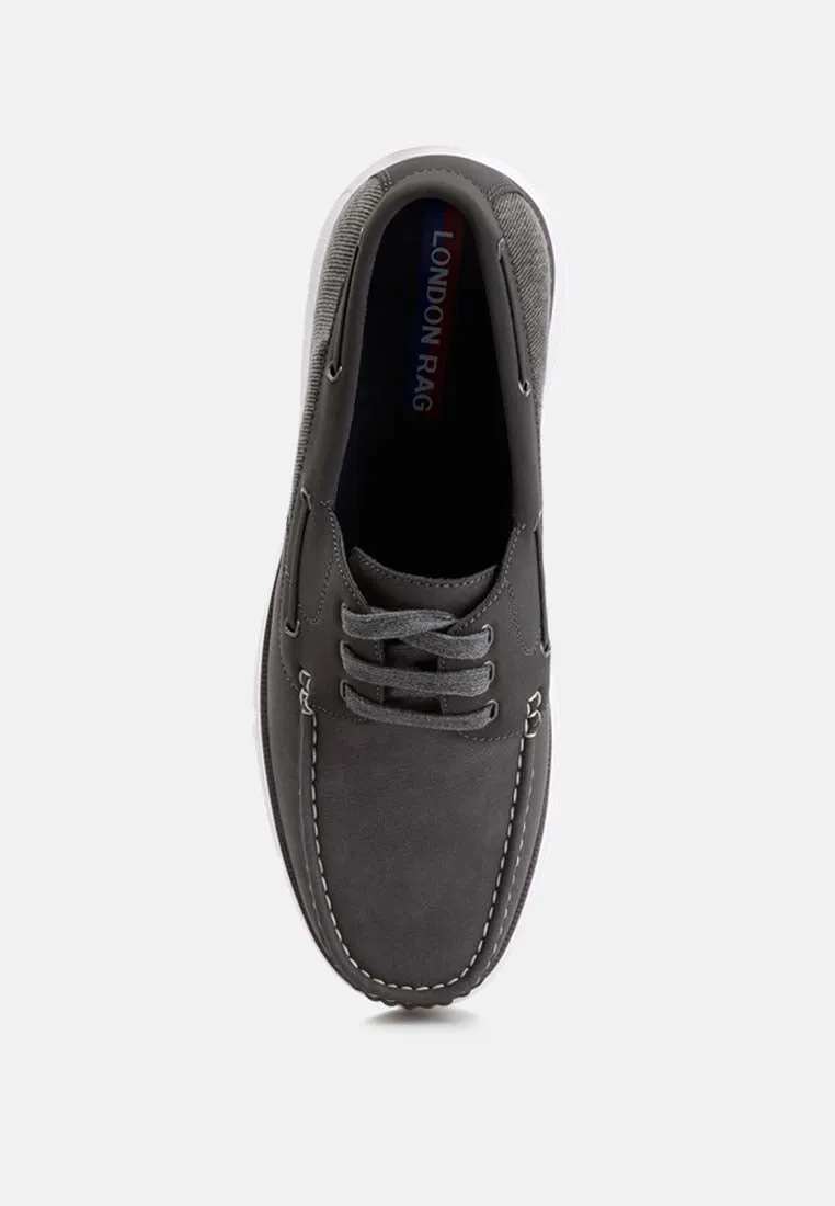 Lace-Up Boat Shoes By Ruw