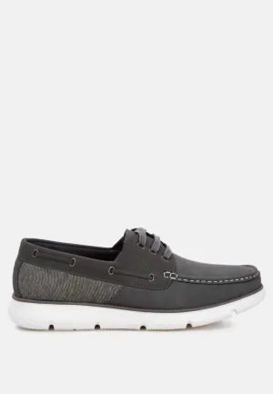 Lace-Up Boat Shoes By Ruw