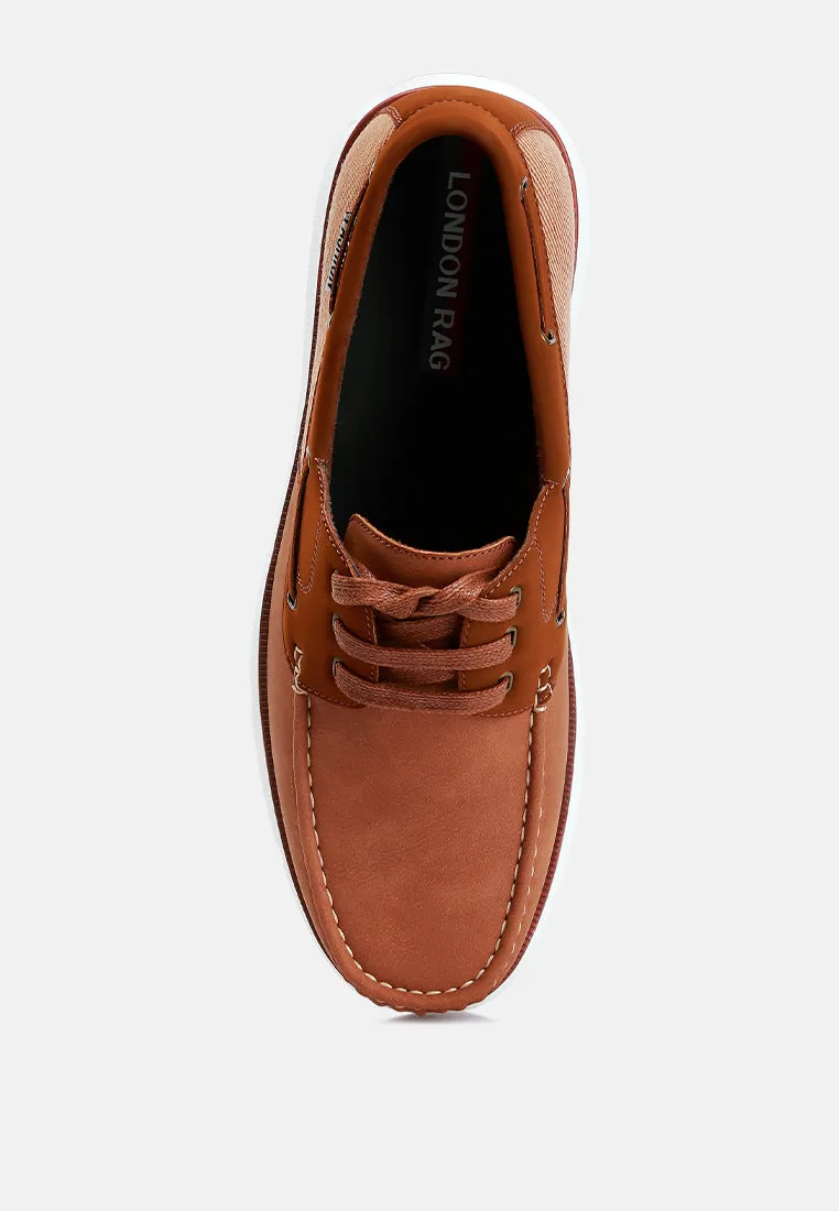 Lace-Up Boat Shoes By Ruw