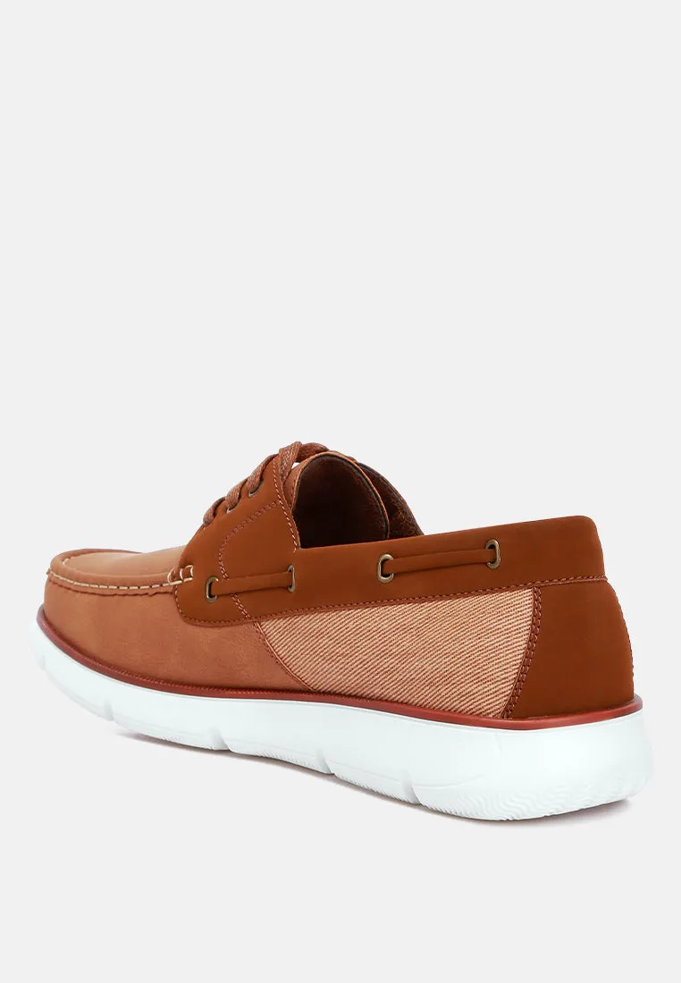 Lace-Up Boat Shoes By Ruw