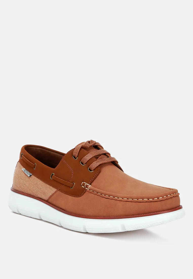 Lace-Up Boat Shoes By Ruw