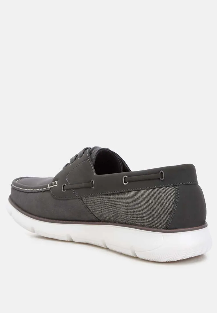 Lace-Up Boat Shoes By Ruw