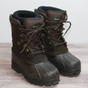 Lacrosse Brown Thinsulate Steel Shank Lace up Duck Boots Size 8