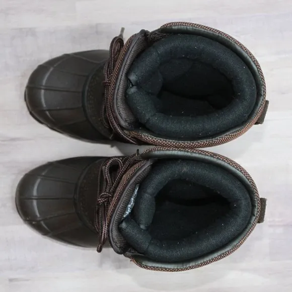 Lacrosse Brown Thinsulate Steel Shank Lace up Duck Boots Size 8
