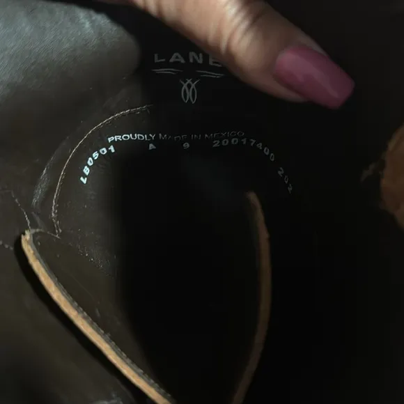 Lane Boots Corset Tied and side zippers