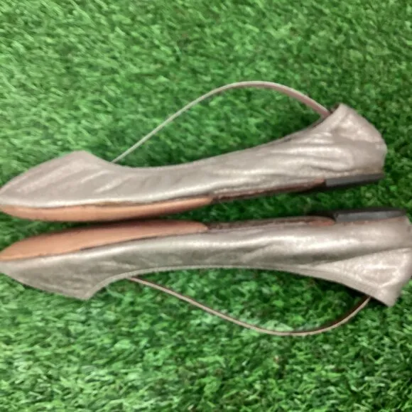 Lanvin Gold Ballet Flats 39