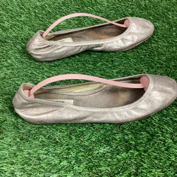 Lanvin Gold Ballet Flats 39