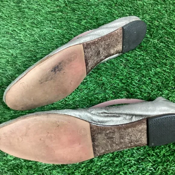 Lanvin Gold Ballet Flats 39