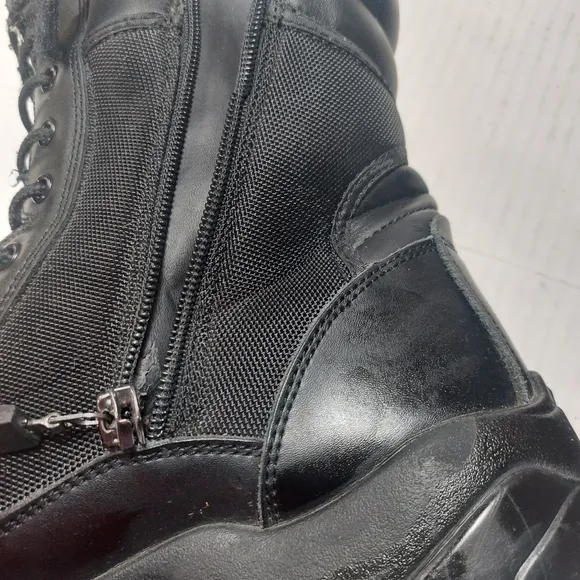 LAPG LA Police Gear Black Core Side Zipper Duty Boots Size 12R