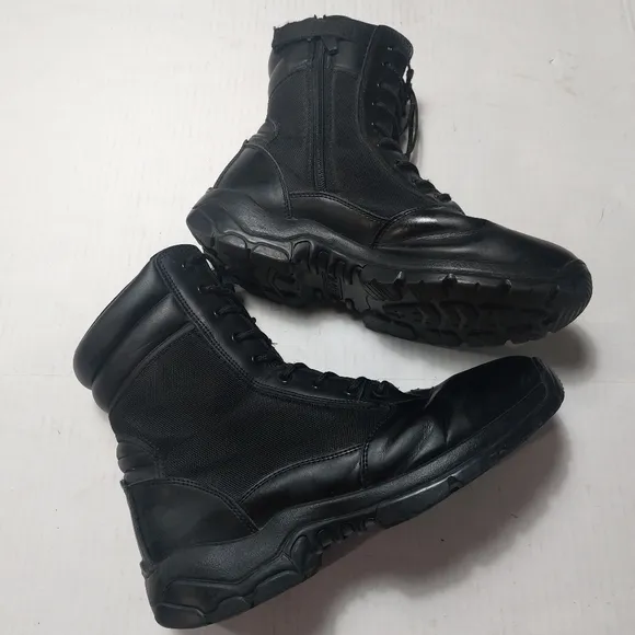 LAPG LA Police Gear Black Core Side Zipper Duty Boots Size 12R