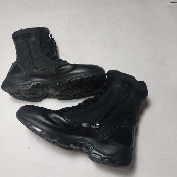 LAPG LA Police Gear Black Core Side Zipper Duty Boots Size 12R