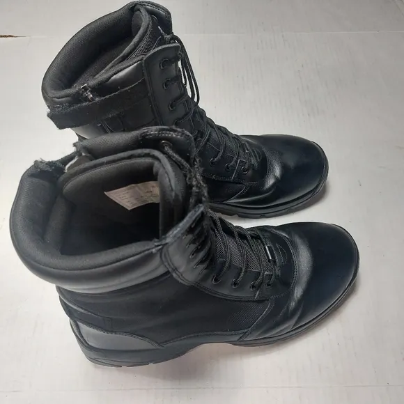 LAPG LA Police Gear Black Core Side Zipper Duty Boots Size 12R
