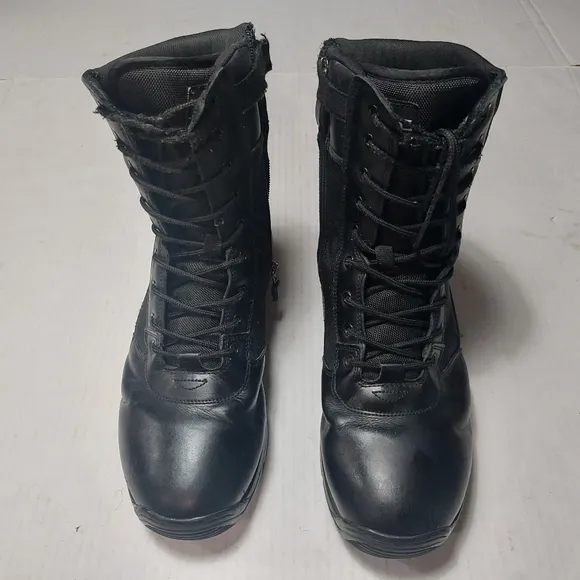 LAPG LA Police Gear Black Core Side Zipper Duty Boots Size 12R