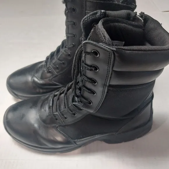 LAPG LA Police Gear Black Core Side Zipper Duty Boots Size 12R