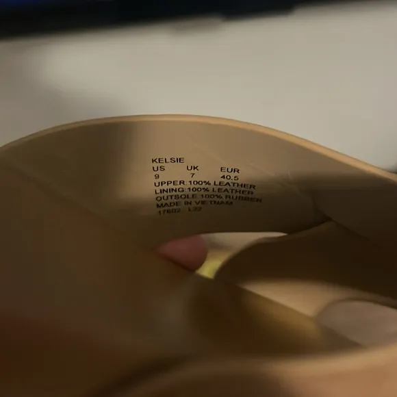 LAUREN Ralph Lauren Kelsie Slide Sandals for Women Leather Lining