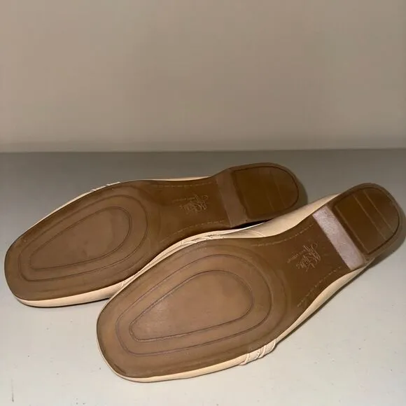 Life Stride Shoes Women's 8.5 Beige Slip On Loafers Soft Comfort Insole Work