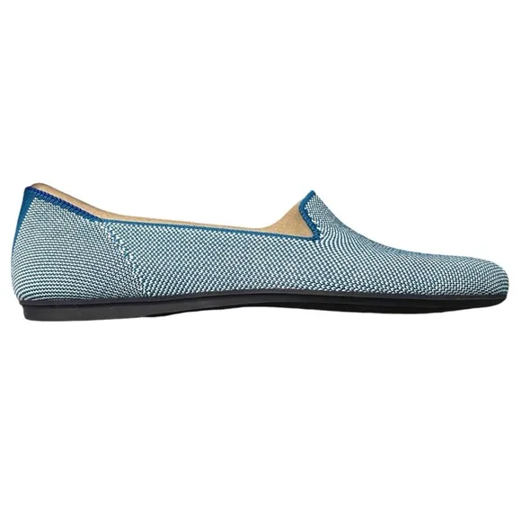 LIKE NEW Rothy’s Indigo Cloud Loafers - Size 7 - RETIRED COLOR PRINT