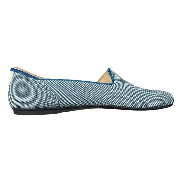 LIKE NEW Rothy’s Indigo Cloud Loafers - Size 7 - RETIRED COLOR PRINT
