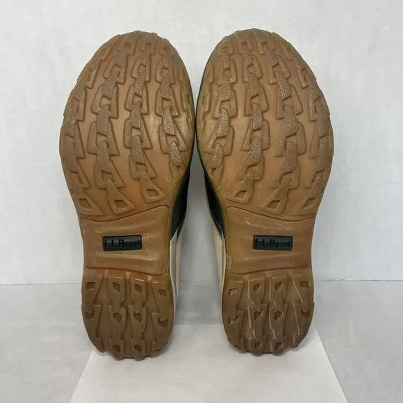 L.L. Bean Storm Chasers Slip On Low Ankle Boots Heavy Duty Rubber Toes Women 10