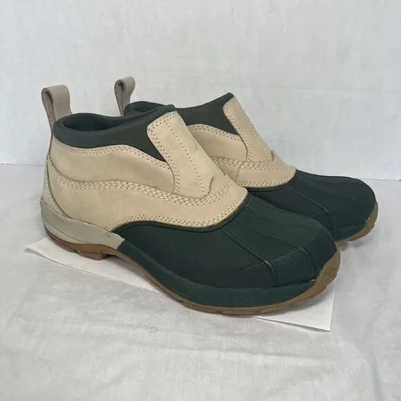 L.L. Bean Storm Chasers Slip On Low Ankle Boots Heavy Duty Rubber Toes Women 10