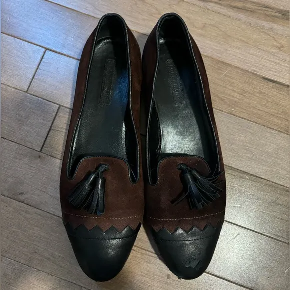 Longchamp Suede Loafers Flats