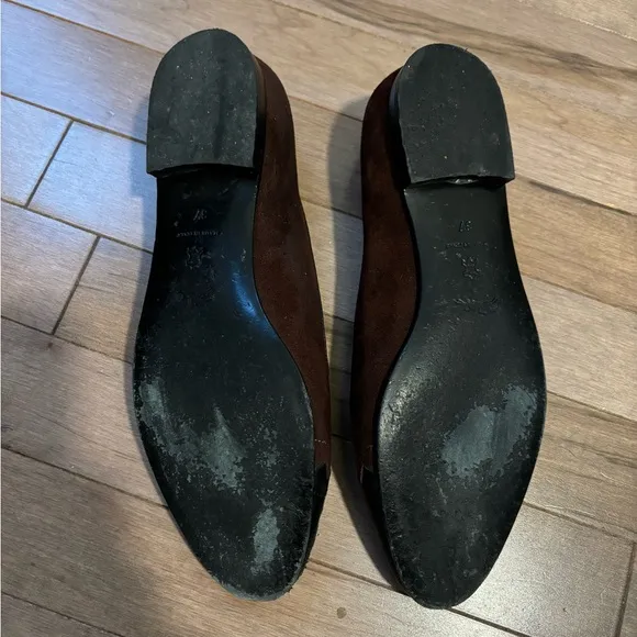 Longchamp Suede Loafers Flats