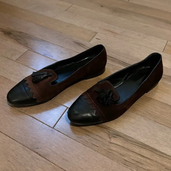 Longchamp Suede Loafers Flats