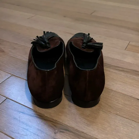 Longchamp Suede Loafers Flats