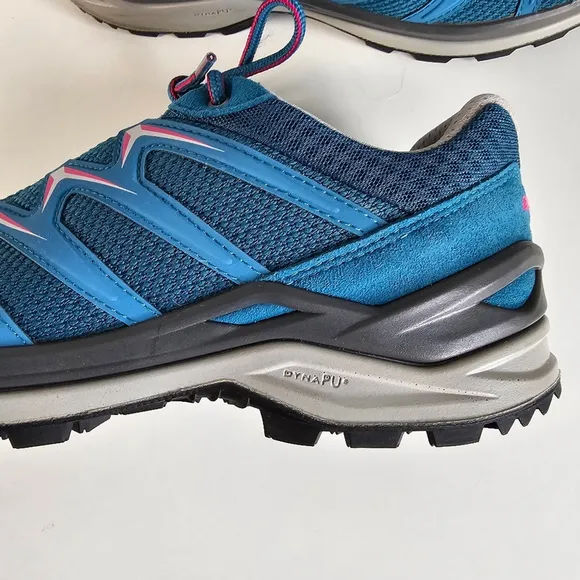 Lowa Women's Innox Pro GTX Lo Blue Sneakers Hiking Shoes Gor-Tex Sz 9.5