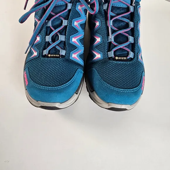 Lowa Women's Innox Pro GTX Lo Blue Sneakers Hiking Shoes Gor-Tex Sz 9.5