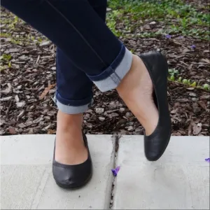 Lucky Brand Emmie Ballet Flats Size 9M Black Leather New No Box