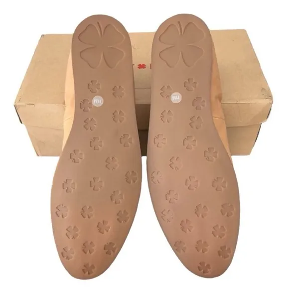 Lucky Brand Tan Flats with Classic Design Wimmie Light Brown Ballet Flats