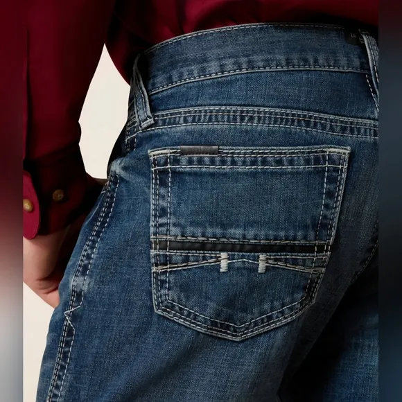 M7 Rocker Stretch Coltrane Stackable Straight Leg Jean