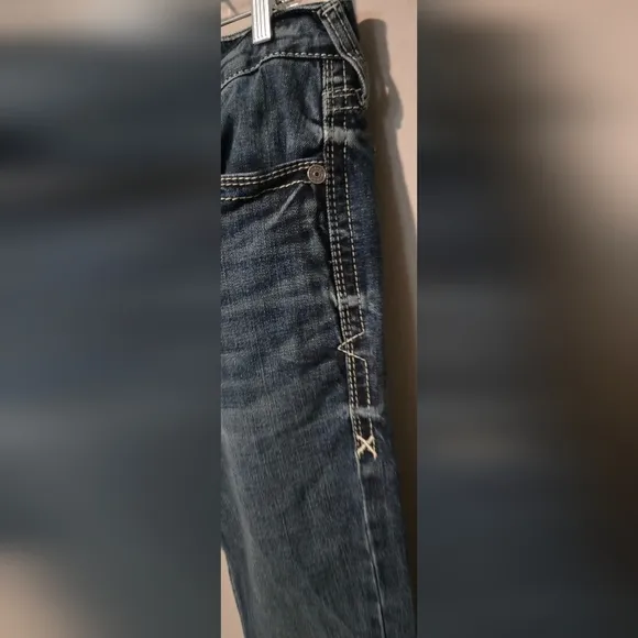 M7 Rocker Stretch Coltrane Stackable Straight Leg Jean