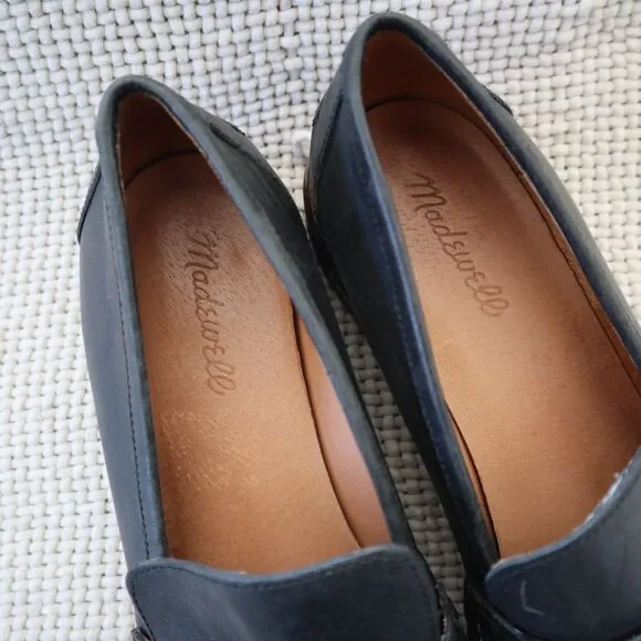 Madewell Black Loafers Size 9.5