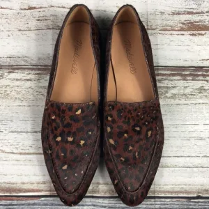 Madewell Frances Loafer in Leopard Calf Hair Size7
