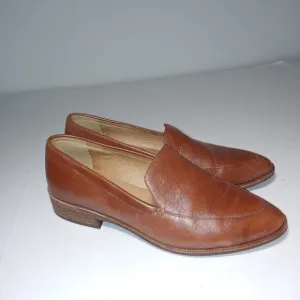 Madewell Frances Loafer Size 8 1/2 Cognac Brown