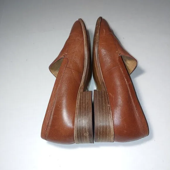 Madewell Frances Loafer Size 8 1/2 Cognac Brown