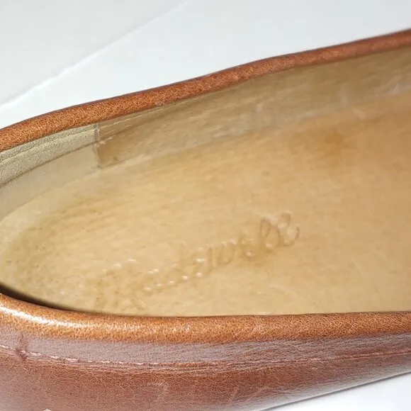 Madewell Frances Loafer Size 8 1/2 Cognac Brown