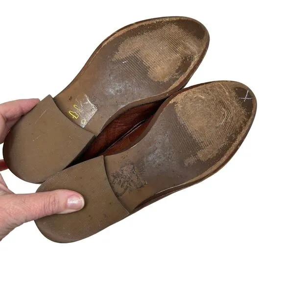 Madewell Francis Loafer Women's 5.5 Brown Leather H2419 Classic Style $148
