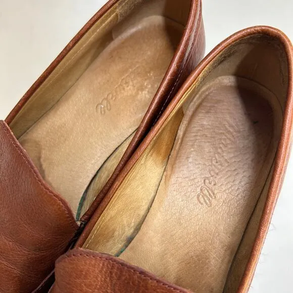 Madewell Francis Loafer Women's 5.5 Brown Leather H2419 Classic Style $148