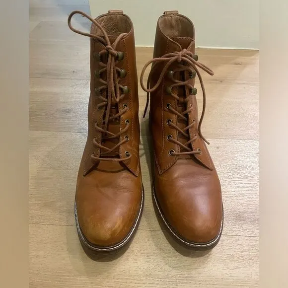 Madewell Kellie Lace-Up Combat Boots