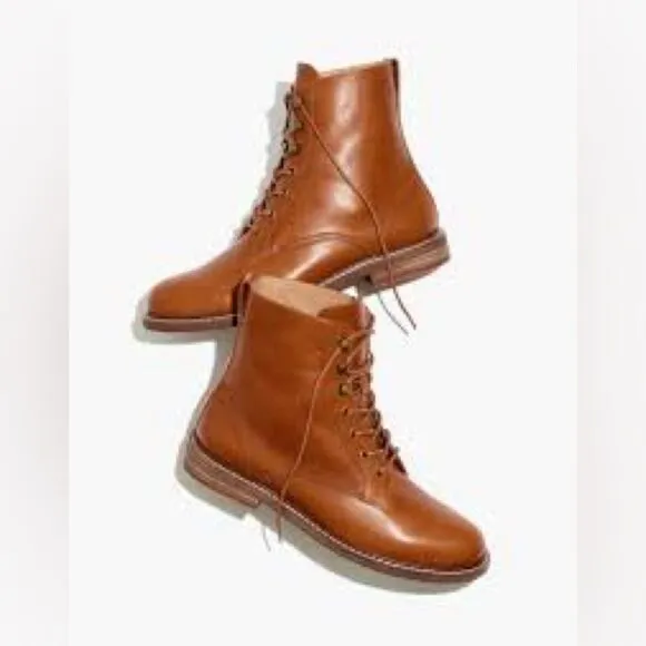 Madewell Kellie Lace-Up Combat Boots