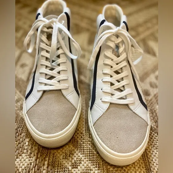 Madewell Men's High Top Leather Sneakers, Size 10 - Great Condition