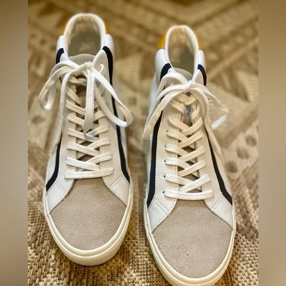 Madewell Men's High Top Leather Sneakers, Size 10 - Great Condition