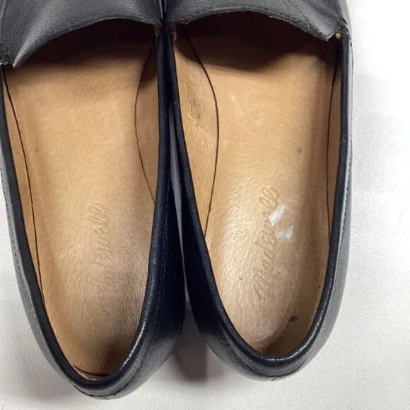 Madewell The Frances Leather Loafer Color in Black Size 9