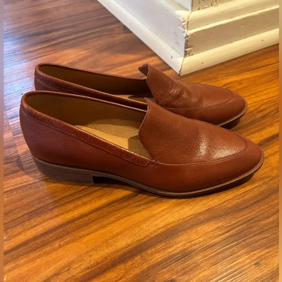 Madewell The Frances Loafer in Burnished Mahogany 7