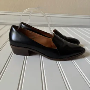 Madewell | Women's Black Patent Leather Frances Loafers Size 8.5 Office Career