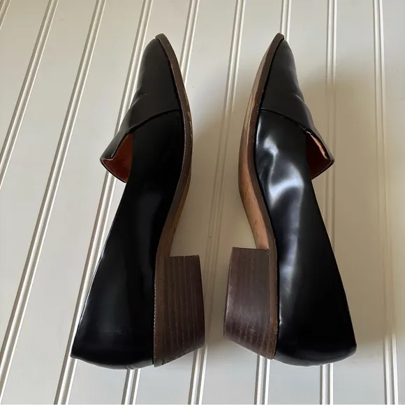 Madewell | Women's Black Patent Leather Frances Loafers Size 8.5 Office Career