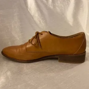 Madewell Women's Size 9 Brown Leather Francis Lace Up Oxford Shoes Beautiful